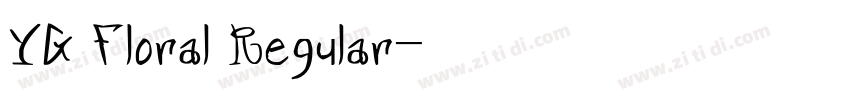 YG Floral Regular字体转换